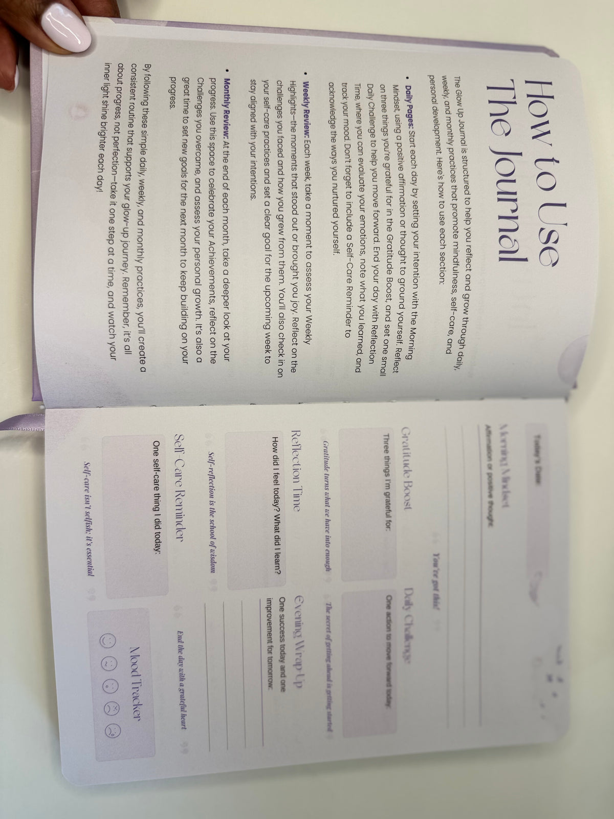 Glow Up Self-Care Journal