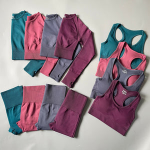 2/3/4PCS Seamless Women Yoga Set