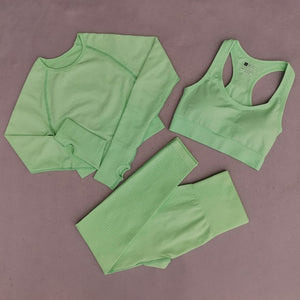 2/3/5PCS Seamless Women Workout Set