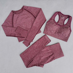 2/3/5PCS Seamless Women Workout Set