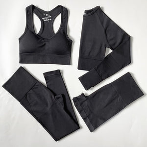 2/3/4PCS Seamless Women Yoga Set