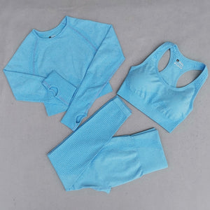 2/3/5PCS Seamless Women Workout Set