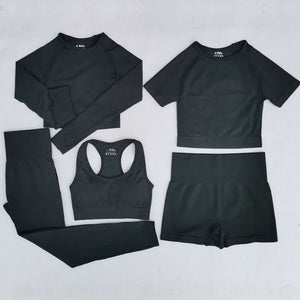 2/3/5PCS Seamless Women Workout Set