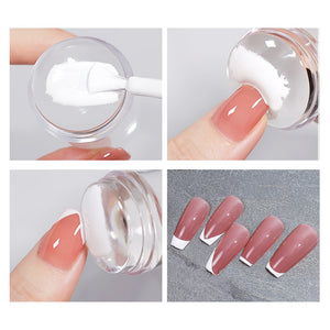 Transparent Nail Stamper With Scraper