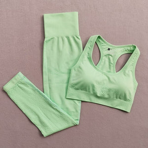 2/3/5PCS Seamless Women Workout Set