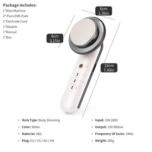 Ultrasound Cavitation Body Slimming Massager