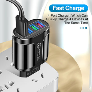 3.1A 4 Ports USB Travel Charger