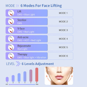 Electric V-Line Up Lift Belt Face Massage