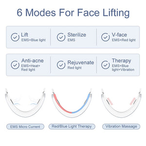 Electric V-Line Up Lift Belt Face Massage