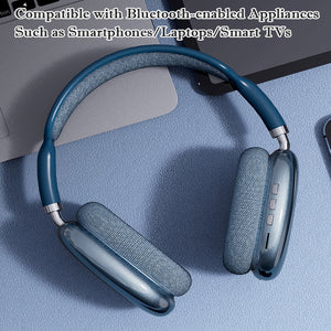 Wireless Bluetooth Headphones With Mic Noise Cancelling