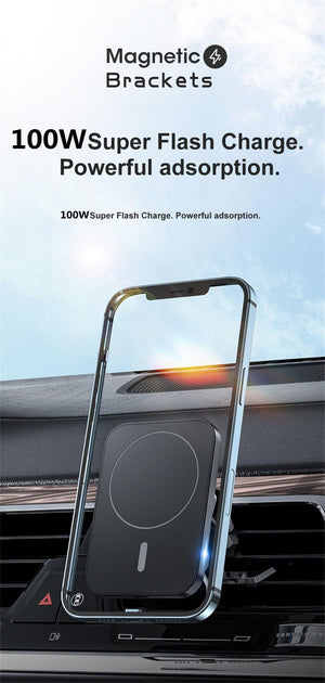 100W Magnetic Car Wireless Chargers