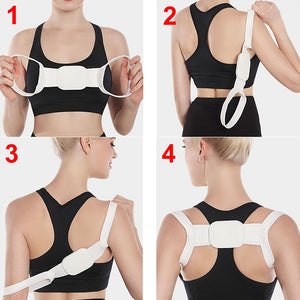 1Pcs Back Posture Corrector Stealth