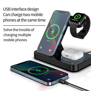 100W 4 in 1 Wireless Charging Station