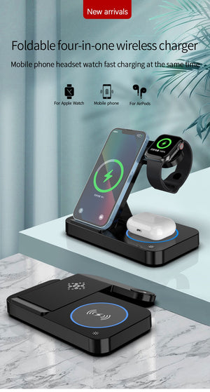 100W 4 in 1 Wireless Charging Station